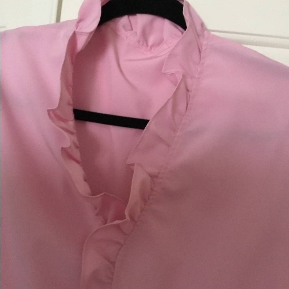 Pink Ruffled Blouse - Picture 6 of 6